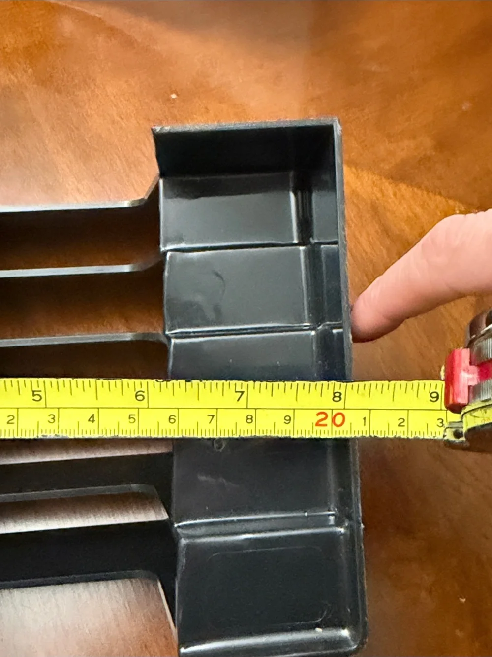 5-Tier Black Incline File Sorter Desk Organizer